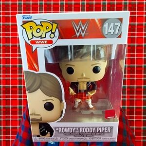 "Rowdy" Roddy Piper funko # 147 (nib) with pop protector